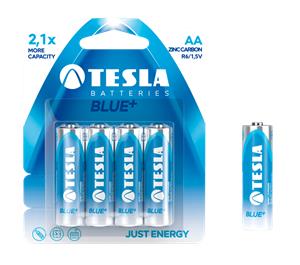 TESLA BLUE zinc-carbon battery AA (R06), 4 pcs
