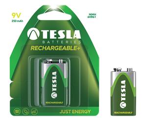 TESLA rechargeable battery 9V (HR9V, 9V) 1 pc
