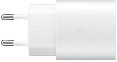 Samsung power adapter with fast charging (25W), without cable, white
