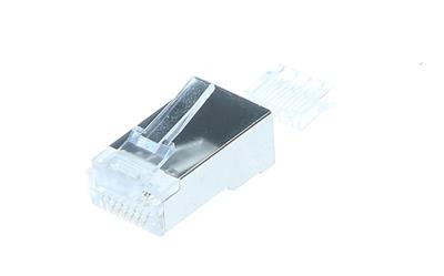 Masterlan conector FTP RJ45, Cat.6, 8p8c, wire, golded, pleated