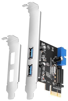 AXAGON PCIe controller for 2+2x USB 3.2 Gen1 / PCEU-232VLS / SP & LP