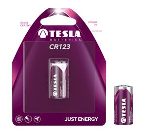 TESLA LiFeS2 battery CR 123 (CR 17345), 1pc