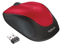 Logitech Wireless Mouse M235, red