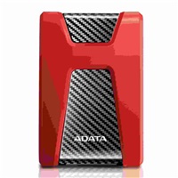 ADATA External HDD 2TB 2.5 "USB 3.1 DashDrive Durable HD650, red (rubber, impact resistant)