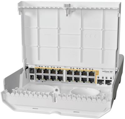 MikroTik Cloud Router Switch CRS318-16P-2S+OUT - netPower 16P