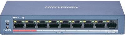 Hikvision DS-3E0109P-E/M(B) PoE Switch, 8x PoE, 60W