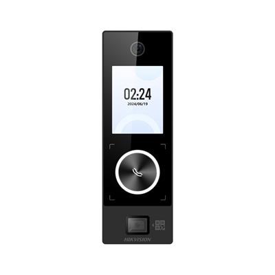 Hikvision DS-K1T323MBWX-QRE1 - IP terminal with facial recognition and QR code reading, 1 button, Mifare reader