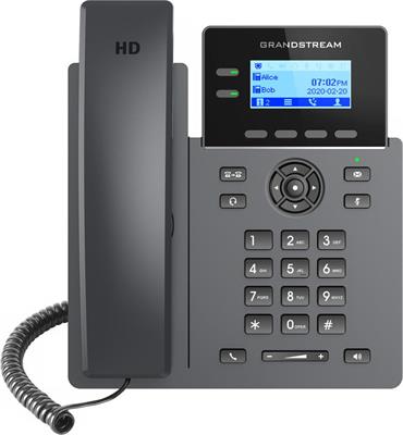 Grandstream GRP2602G SIP phone, 2.21" LCD display, 4 SIP accounts, 2x1Gbit port, PoE