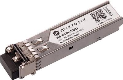 MikroTik HS-85DLC05D, SFP optical module, Multi-Mode, 550m, 2.5G, 850nm