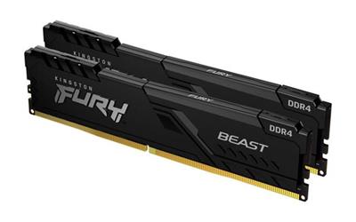 KINGSTON 32GB 3733MHz DDR4 CL19 DIMM (Kit of 2) 1Gx8 FURY Beast Black