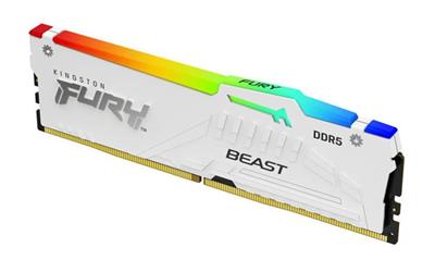 KINGSTON 32GB 5600MT/s DDR5 CL40 DIMM FURY Beast White RGB XMP