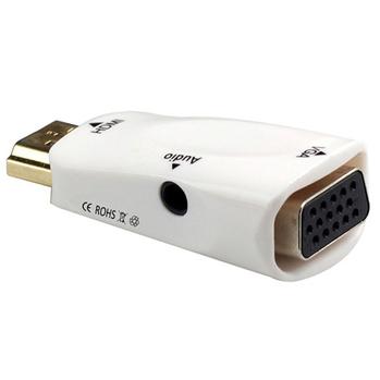 PremiumCord converter HDMI to VGA + audio, white