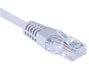 EuroLan Comfort patch cable UTP, Cat6, AWG24, ROHS, 5m, grey