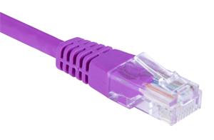 Masterlan patch cable UTP, Cat5e, 1m, purple