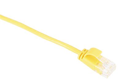 Masterlan comfort patch cable UTP, extra slim, Cat6, 5m, yellow