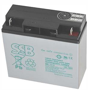 SSB lead battery 12V 18Ah AGM, M5, VRLA