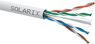Solarix ethernet cable CAT6 UTP PVC 500m reel
