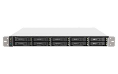 QNAP TS-h1090FU-7232P-64G (AMD EPYC, 64GB ECC RAM, 10x 2,5  U.2/SATA, 2x PCIe, 2x 2,5GbE, 2x 25GbE)