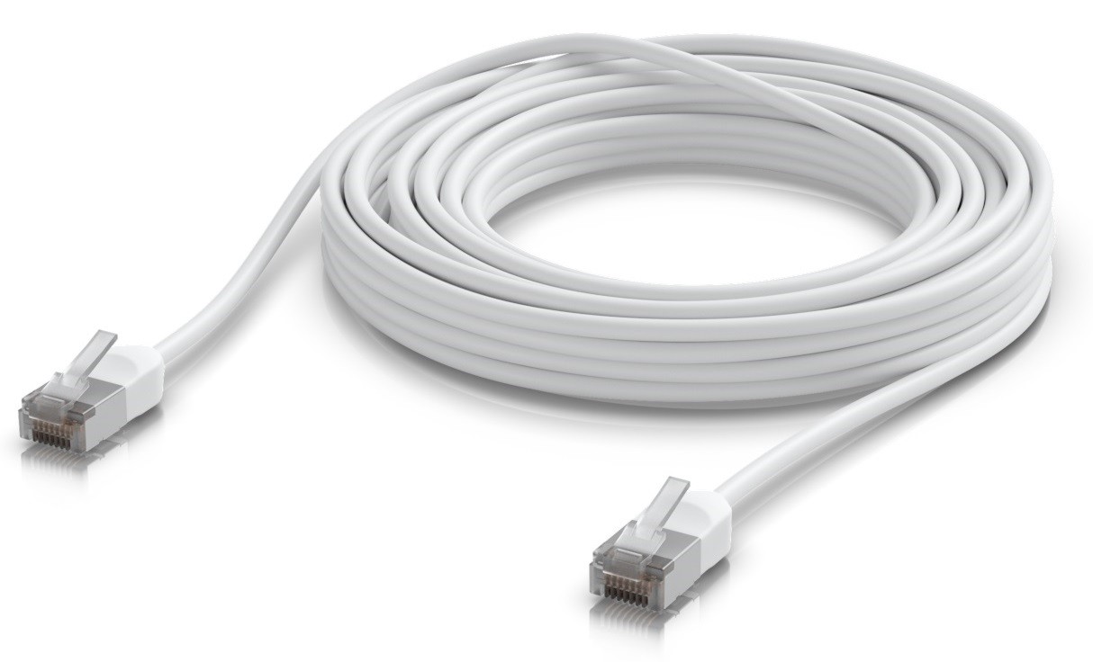 Ubiquiti UACC-Cable-Patch-Outdoor-C6A-8M-W outdoor Cat6a patch cable, 8m