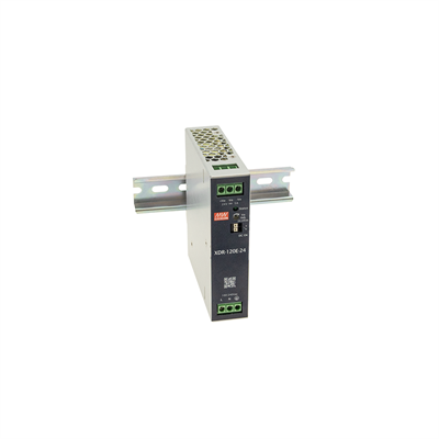 MEAN WELL XDR-120E-24, DIN rail power supply, 24V, 120W