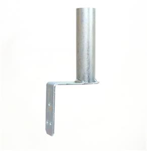 Antenna wall-mount L lenght 8,5cm, height 12cm, d=32mm with strap base
