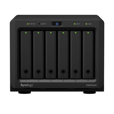 NAS Synology DS620slim RAID 6xSATA 2,5 server, 2xGb LAN