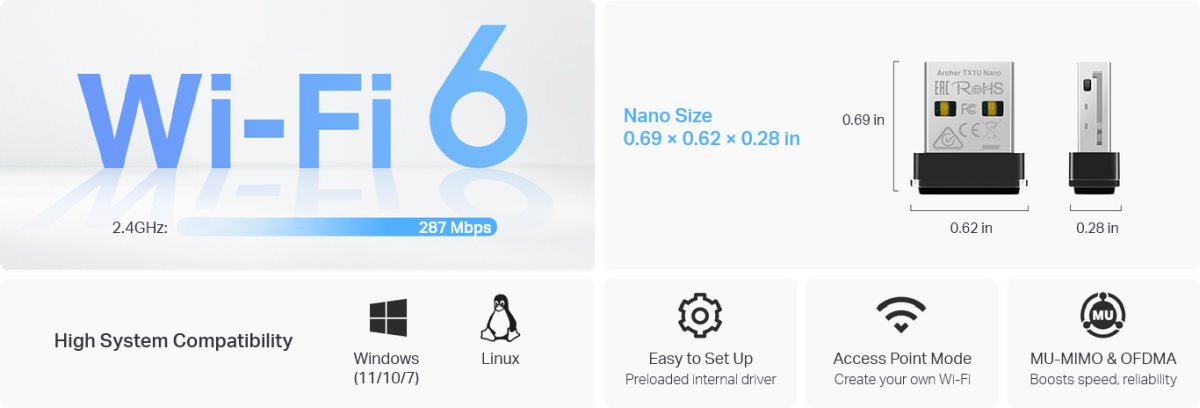 TP-Link Archer TX1U Nano