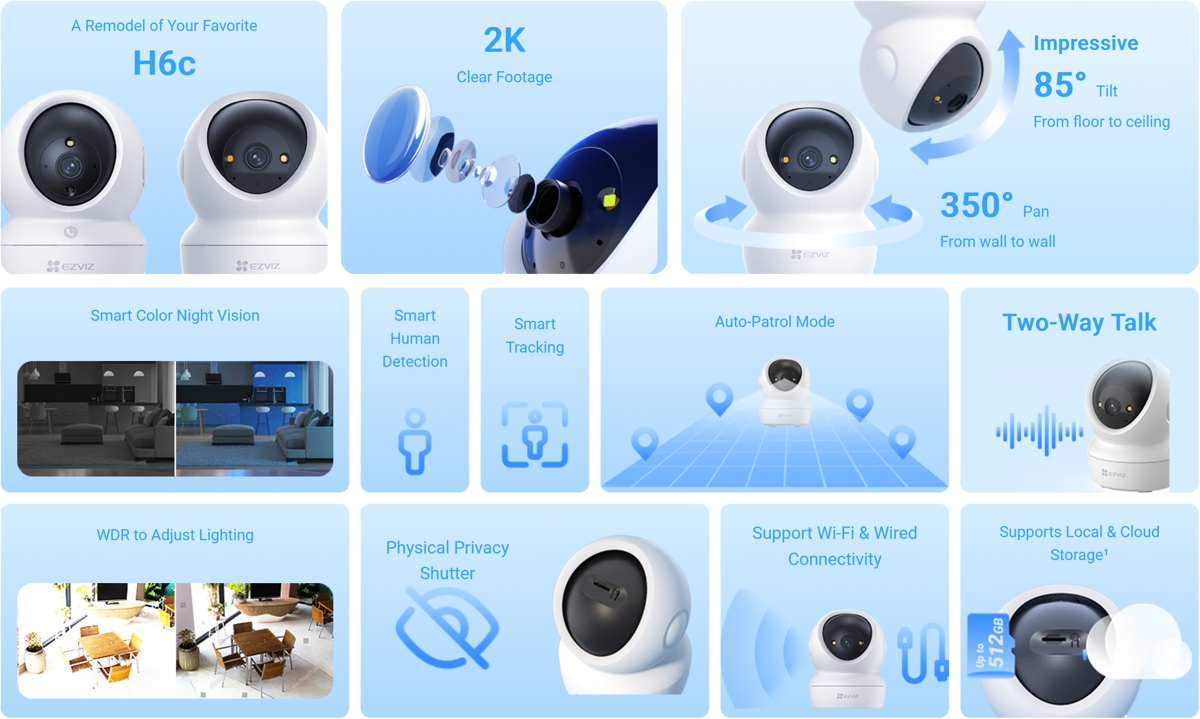 Ezviz H6c G1 2K Banner