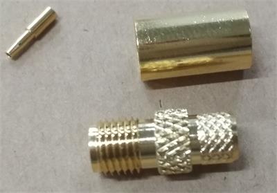 VF SMA female crimp connector - 6mm