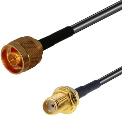 Pigtail RF240 0,3m - SMA female / N male