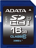 ADATA SDHC card 16 gigabytes UHS-I Class 10, Premier