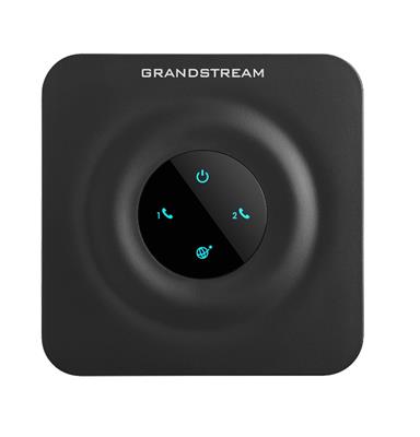 Grandstream HT802 (ATA), 2x FXS, 2 SIP accounts, 1x LAN, 3-way configuration, auto-provisioning