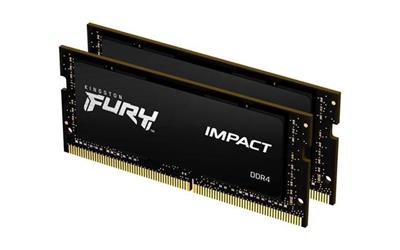 KINGSTON 32GB 3200MHz DDR4 CL20 SODIMM (Kit of 2) FURY Impact