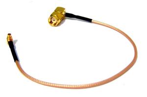 Pigtail 25cm RG316 MMCX - RSMA male 90° angled