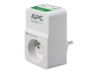 APC Essential SurgeArrest 1 Outlet 230V, APC Essential SurgeArrest 1 Outlet 230V, 2 Port USB Charger