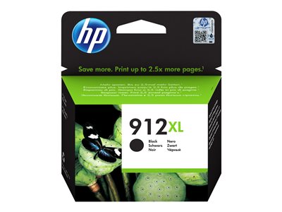 HP 912XL High Yield Black Original Ink, HP 912XL High Yield Black Original Ink