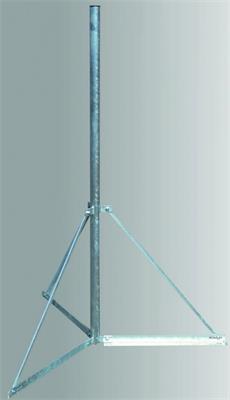 Tripod mast, height 200cm, d=60mm, arm lenght 65cm