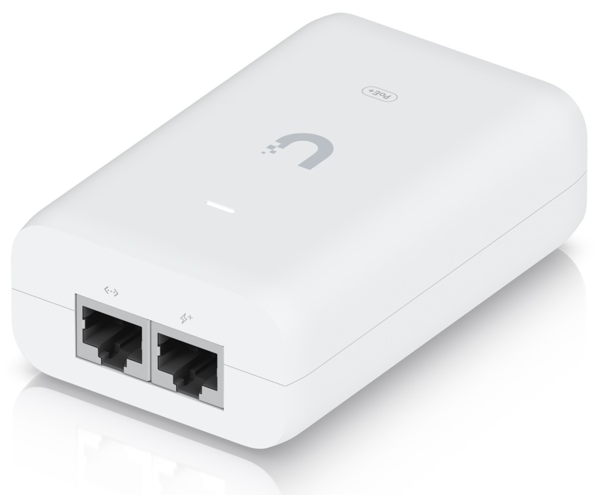 Ubiquiti U-PoE+ - Gigabit PoE injector 48V/0,65A (30W)