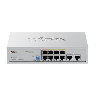 Wi-Tek WI-PS210S (V2) PoE switch, 8x PoE