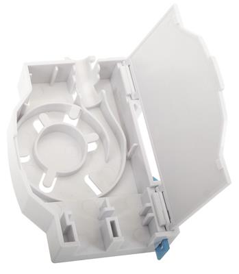 Masterlan DIN terminal fiber optic box for 2x SC/LC, including splice tray