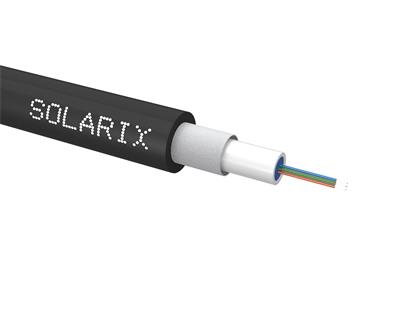 Universal cable CLT Solarix 04vl 9/125 LSOH E <sub>ca</sub> black SXKO-CLT-4-OS-LSOH