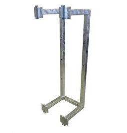 Wall-mount lattice tower mast holder 100cm double, distance from wall 40cm