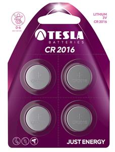 TESLA CR 2016 Lithium (CR2016, button battery) 1pc