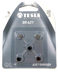 TESLA SR 621 SW Silver Oxide (button battery) 5pcs