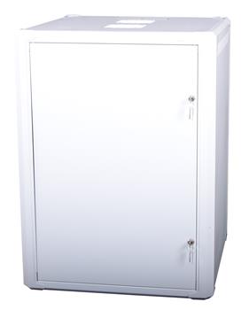 Masterlan one-piece rack data cabinet 19  15U/600mm, disassembled - FLAT PACK, metal door