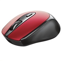 TRUST Wireless Mouse Zaya Rechargeable Wireless Mouse - red