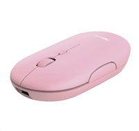 TRUST mouse PUCK, wireless, USB, pink
