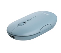 TRUST mouse PUCK, wireless, USB, blue, bluetooth