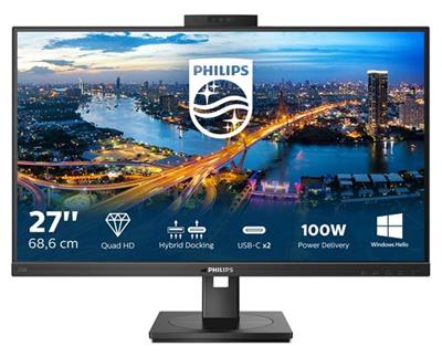 Philips LCD 276B1JH 27  IPS/2560x1440@75Hz/1000:1/350cd/4ms/HDMI/DP/USB-C dock/webcam/RJ45/4xUSB/Rep
