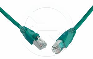 Solarix patch cable CAT5E SFTP PVC 2m green snag-proof